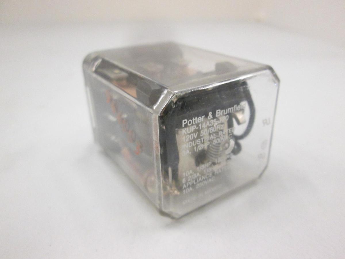 Used Potter & Brumfield, KUP-14A35-120, 120V Relay, Used
