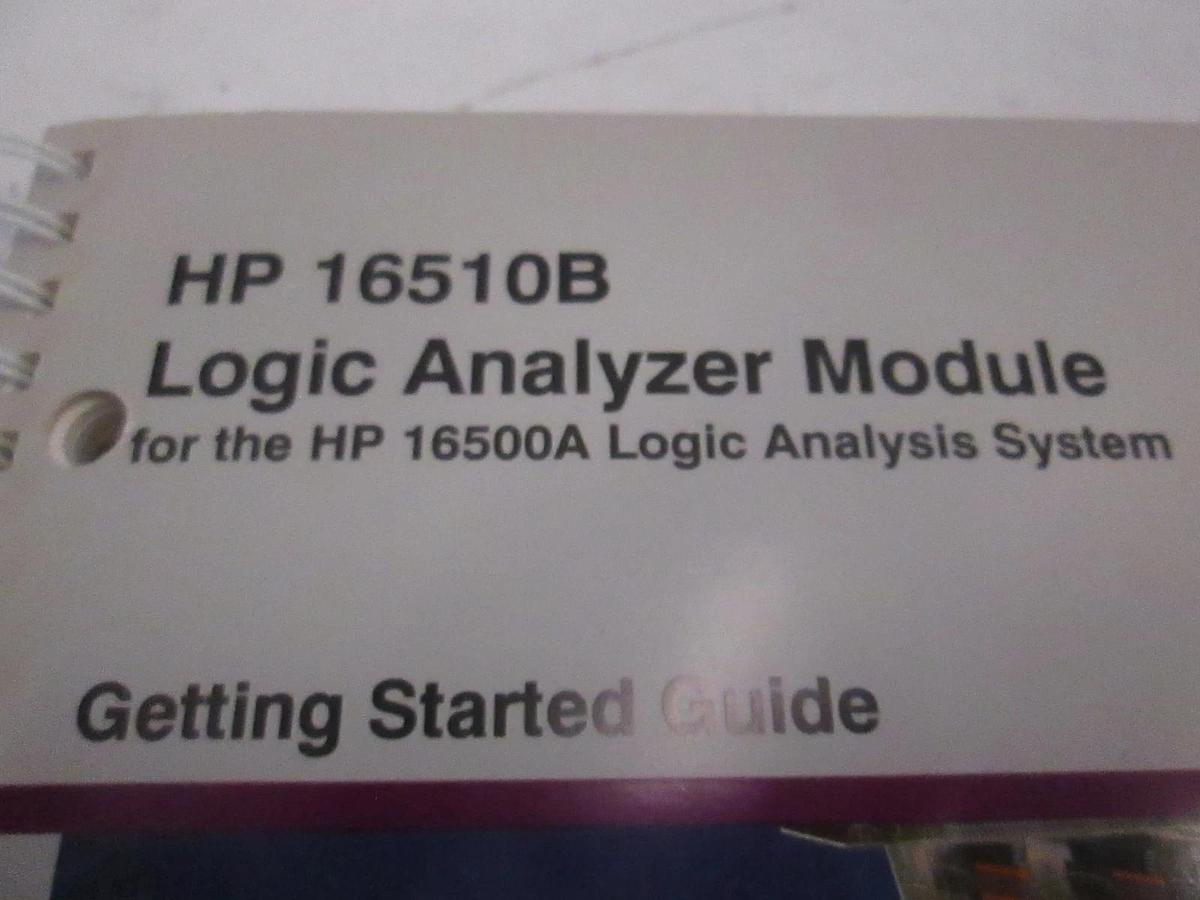 Used HP 16510B Logic Analyzer Module Getting Started Guide, Used