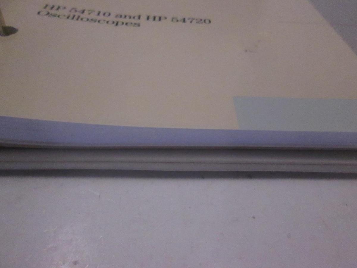 Used HP 54710 and 54720 Oscilloscopes Programmer's Reference, Used