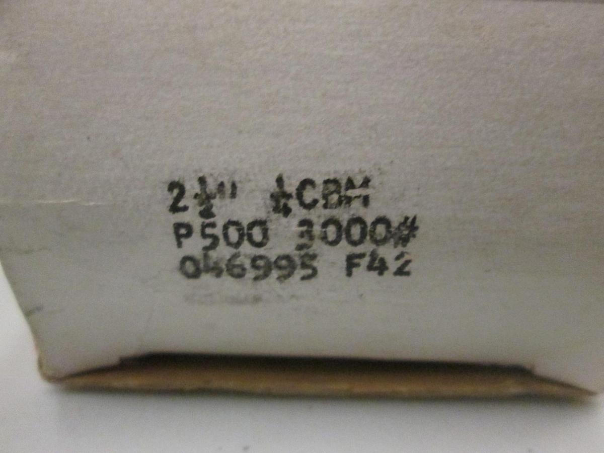 Used Ametek, P500, 0-3000PSI Gauge, 1/4 male pipe center Back Mount, New