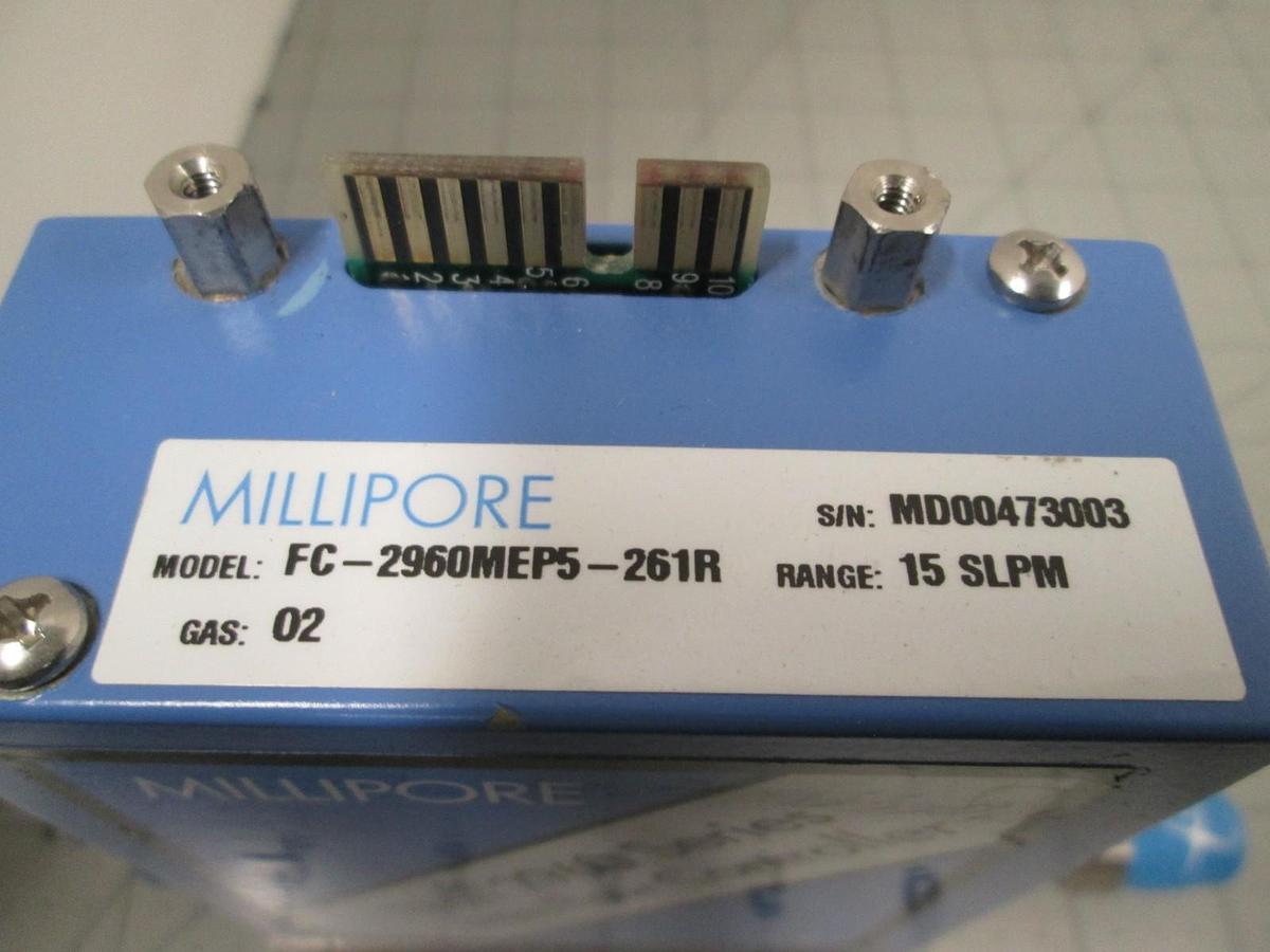 Millipore, FC-2960MEP5-261R, O2. 15 SLPM, Mass Flow Controller, New