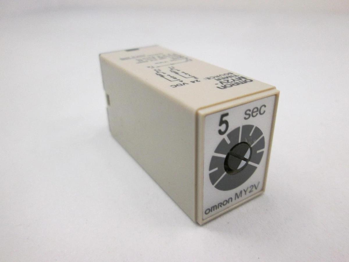 Used Omron, MY2V, 5 Sec Time Delay Relay, 24 VDC, Used