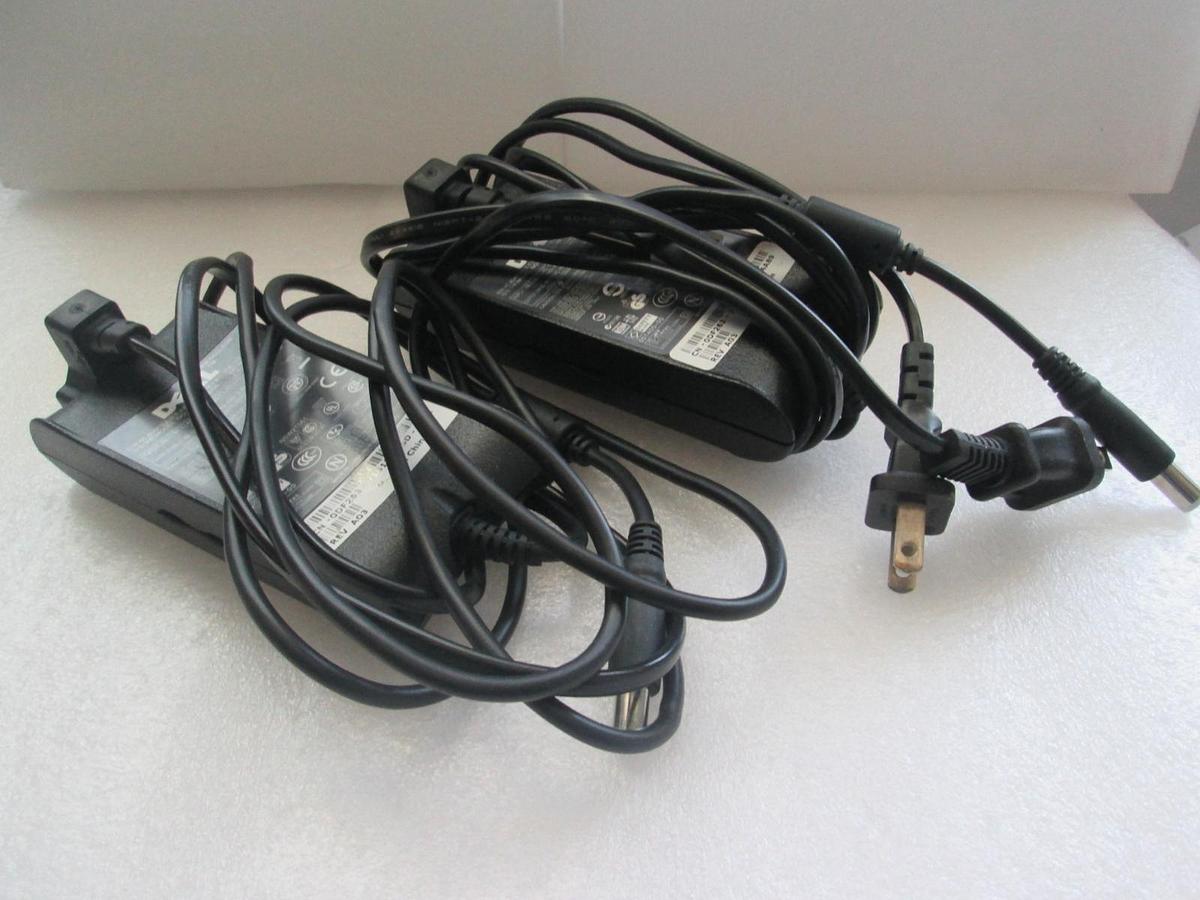 Used Dell, LA65N20-00, PA-12 Family, AC Adapter, 50-60Hz, Used, Lot of 2