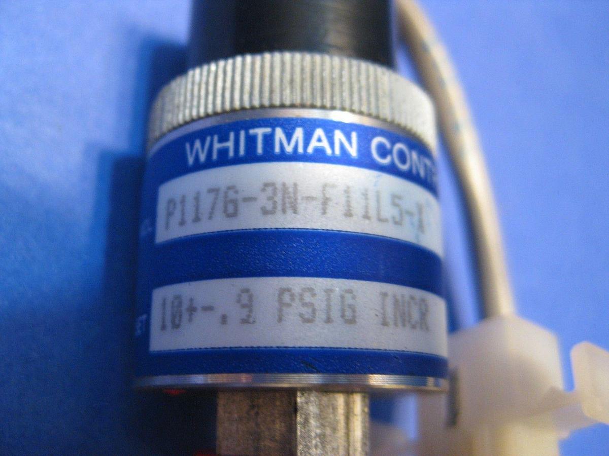 Used Whitman P1176-3N-F11L5-X SS High/Low Pressure Switch, 30 PSIG, 115V, New