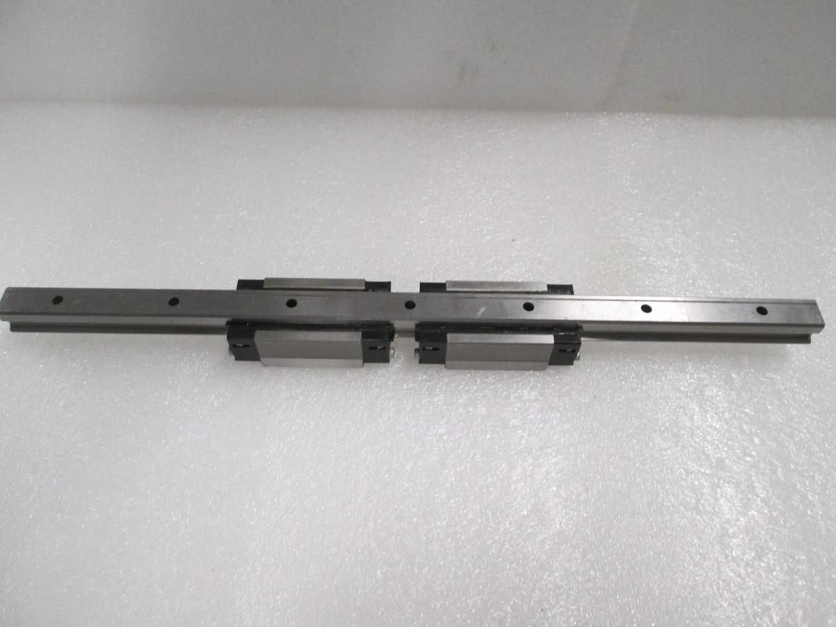IKO, LRXDG12SL (2), Linear Bearing Guide Block w/ Guide Rail, New