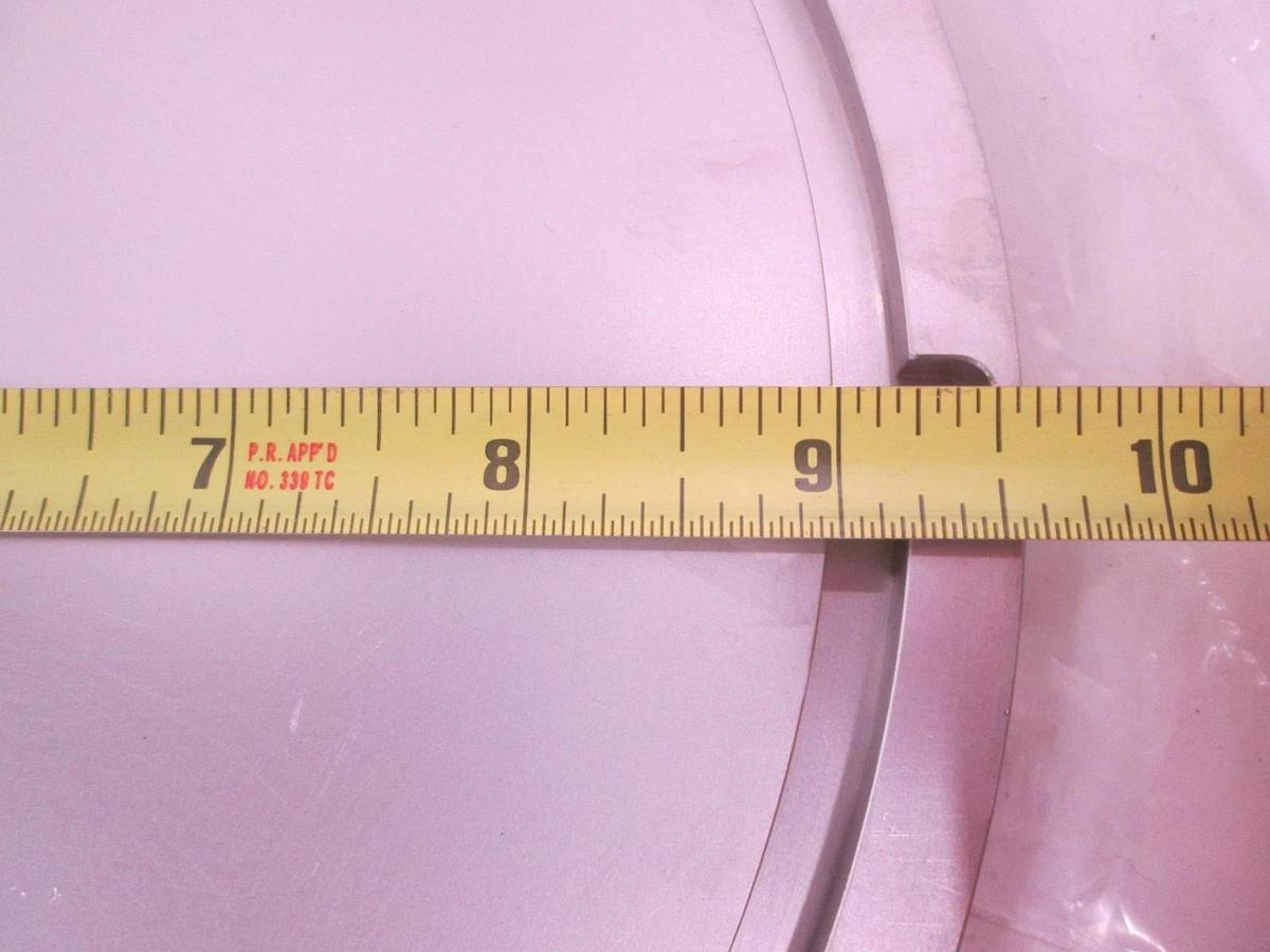 Used Cryco, 6" Wafer Door Plate, 1.25", Cleaned, Used