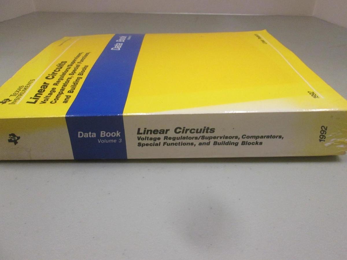 Used Texas Instruments, Linear Circuits, Data Book Volume 3, Used