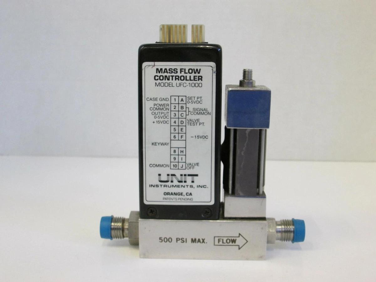 Used Unit UFC-1000, MFC, Mass Flow Controller, SIH4, 100 SCCM, Used