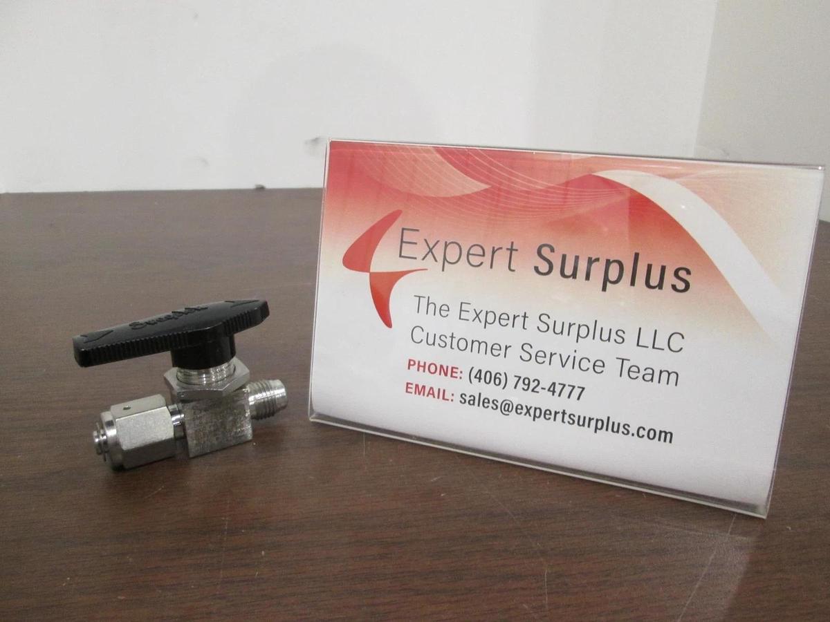 Swagelok, SS-43VCR4, Valve, 3000 PSI, 207 Bar, Used