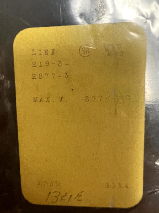 Used AIRPAX 27000279, Circuit Breaker, LINE 219-3-2877-3, Used