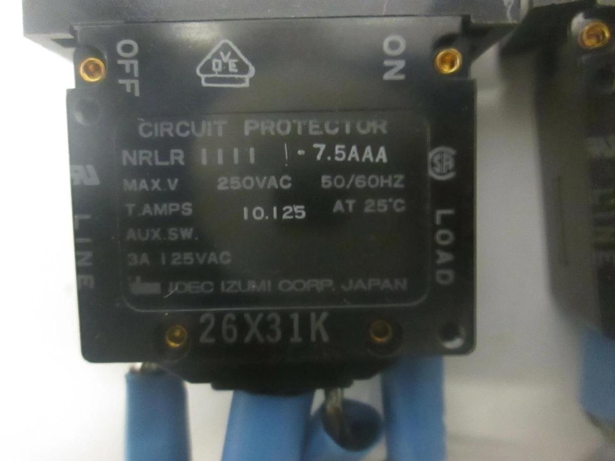 Used Fuji, 26X31K Circuit Protector, Used, Lot of 3