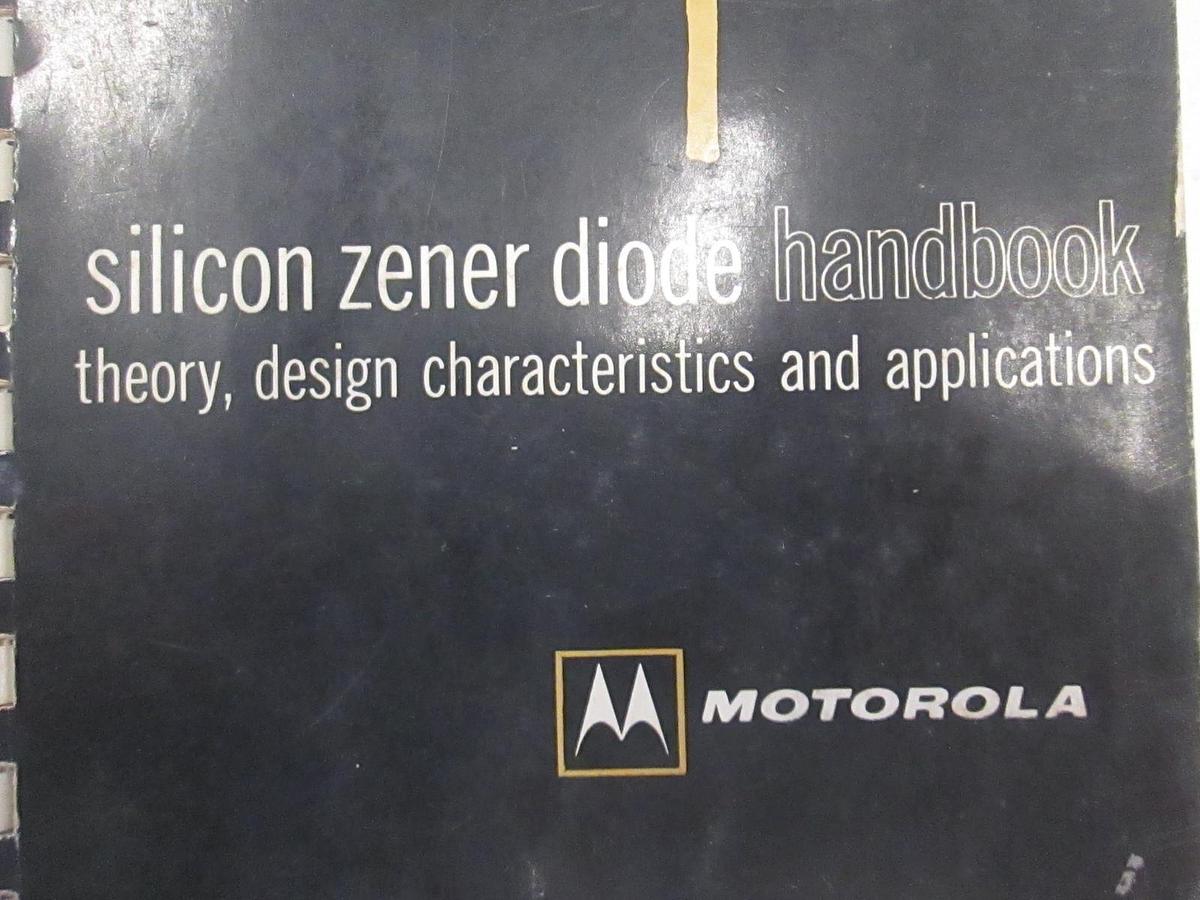 Used Motorola silicon Zener Diode Handbook First Edition, Used