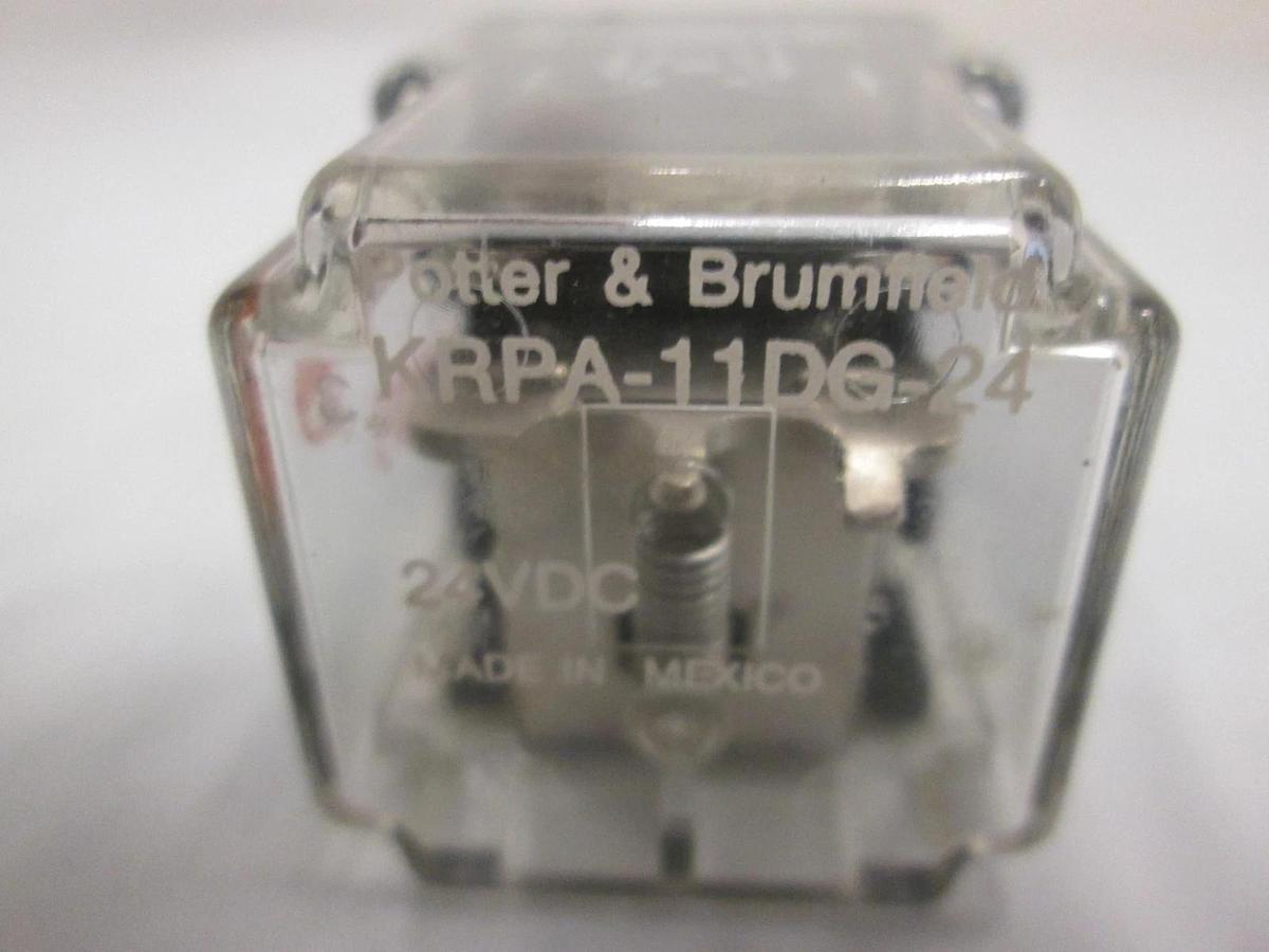 Used Potter & Brumfield, KRPA-11DG-24, 24VDC Relay, Used