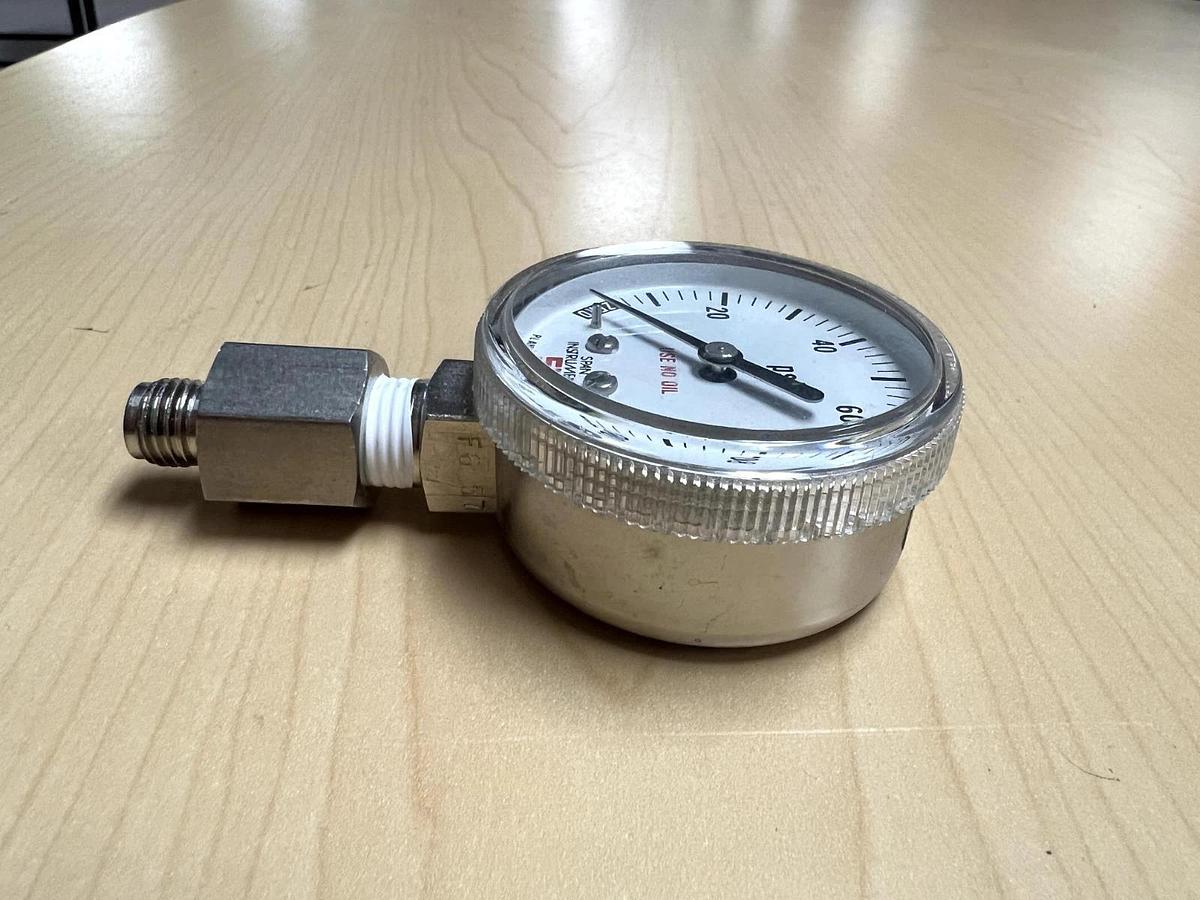 Used Span Instruments, 1D121A, 0-100 PSI, Pressure Gauge, Used