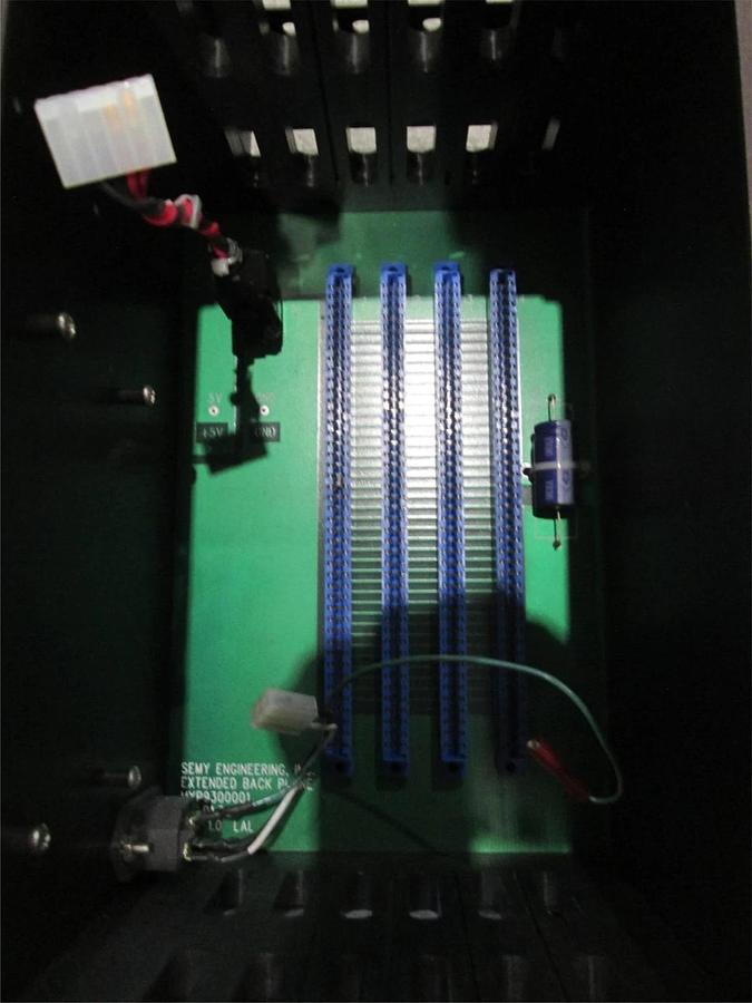 Used Semy Engineering, MYP9300001, Mypro 2 Card Cage w/ 4 Slot Backboard, Used