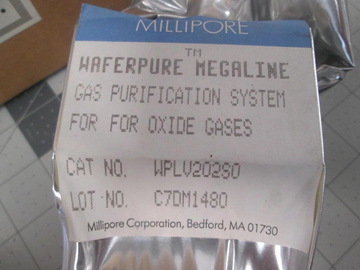 Millipore, WPLV202S0, Waferpure Megaline Gas Purification System, New