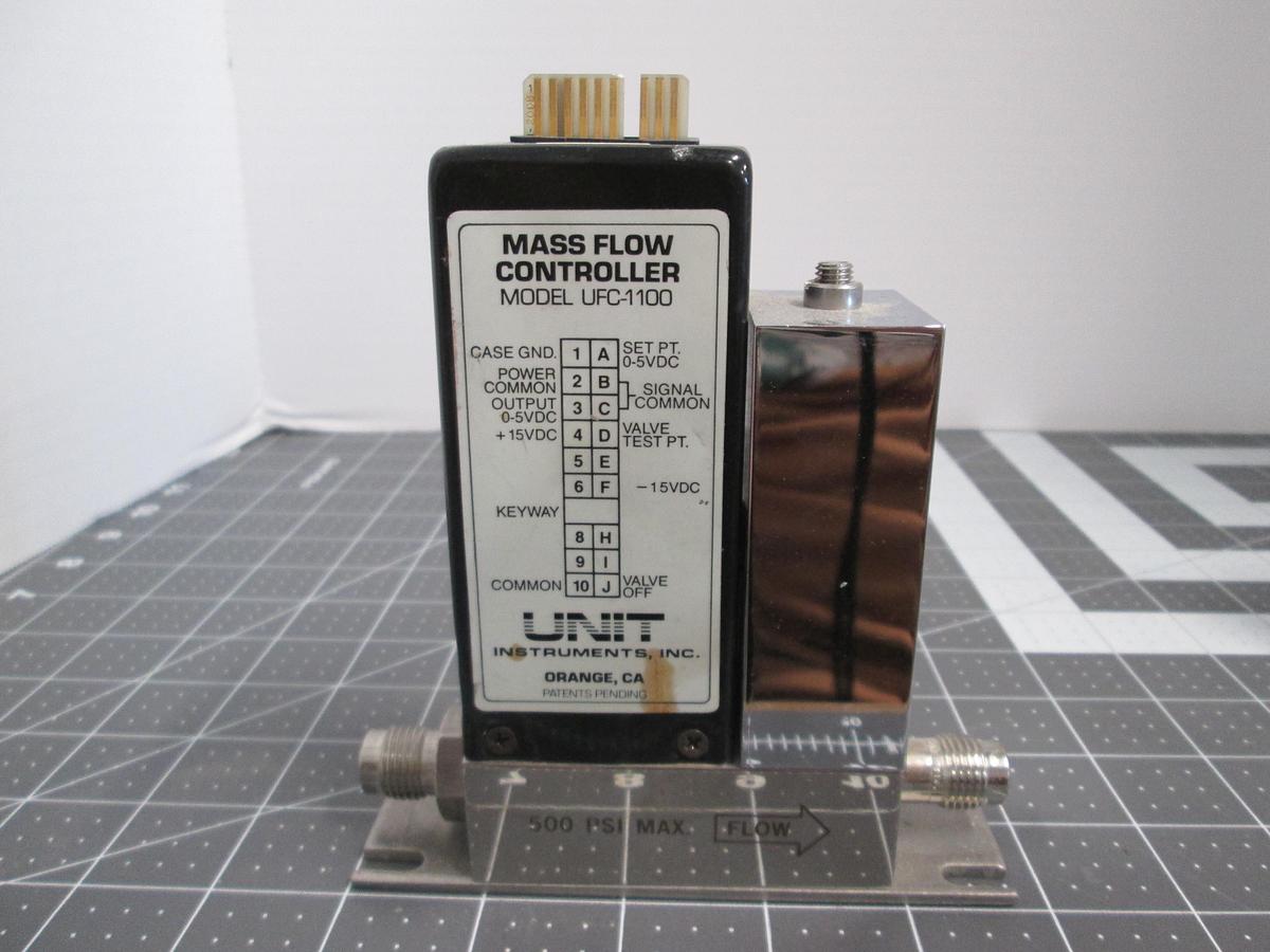Used UNIT Instruments, UFC-1100, Mass Flow Controller 10 SLM Ar Argon MFC