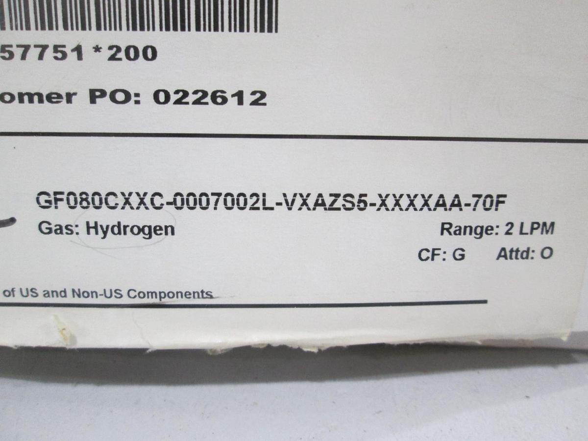 Brooks, GF080CXXC, 20000 ccm, 15-O2 Gas, Mass Flow Controller, New