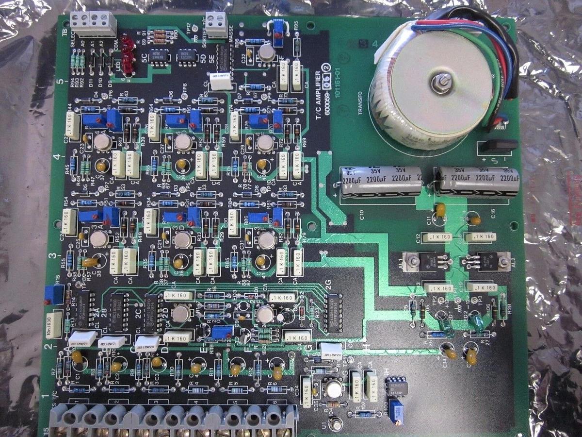 Used SVG 600059-06 6 Input T/C Amplifier
