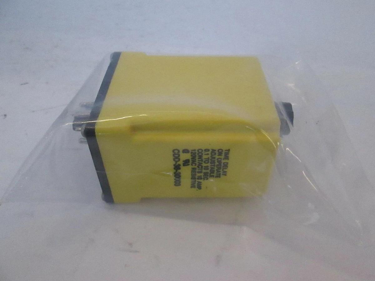 Potter & Brumfield, Time Delay, CDD-38-30003, 10A, 120 VAC, New