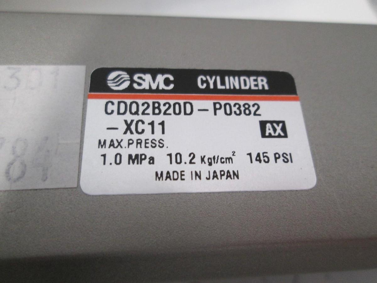 Used SMC, CDQ2B20D-P0382-XC11, Air Cylinder, New