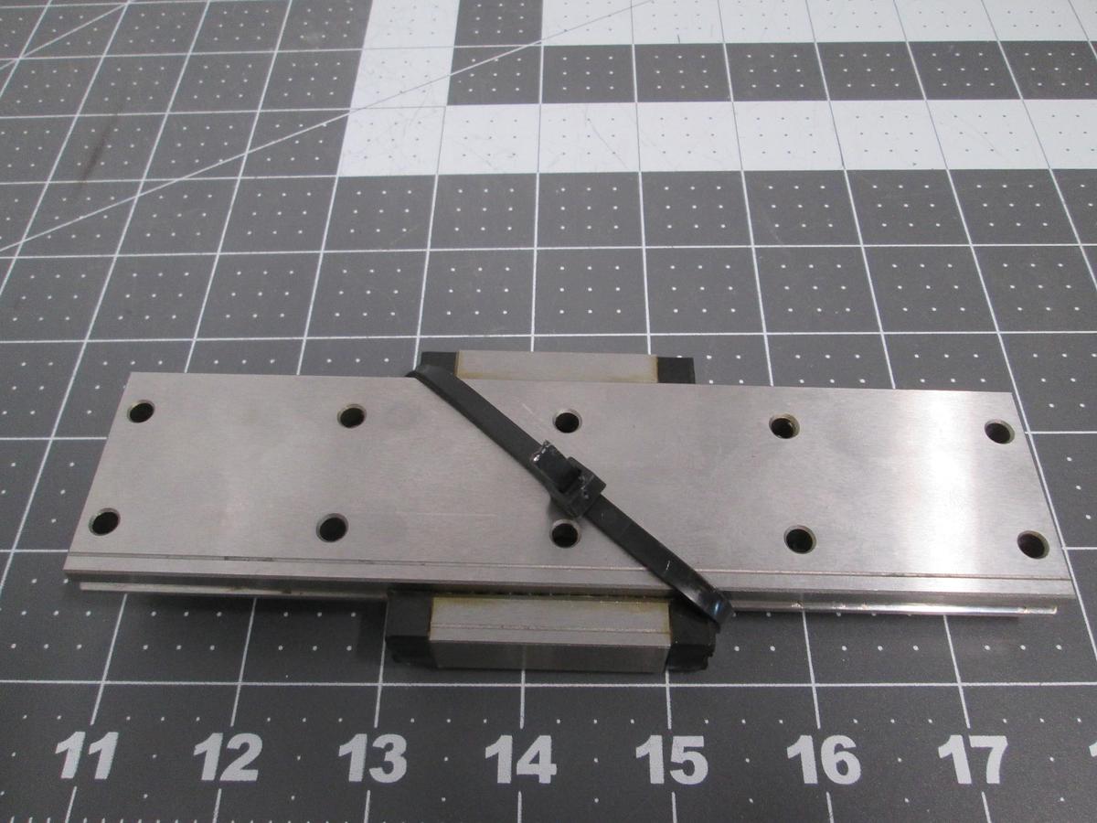 Used Misumi SSEBW16 Miniature Wide Linear Guide Rail with Carriage Slide Block