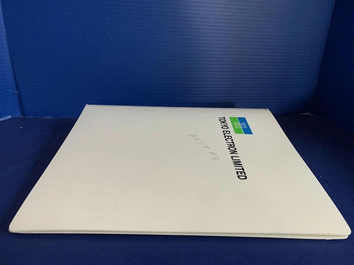 Used Tokyo Electron ALPHA-8S-E Vertical LP-CVD AsSG Mechanical Drawing Book