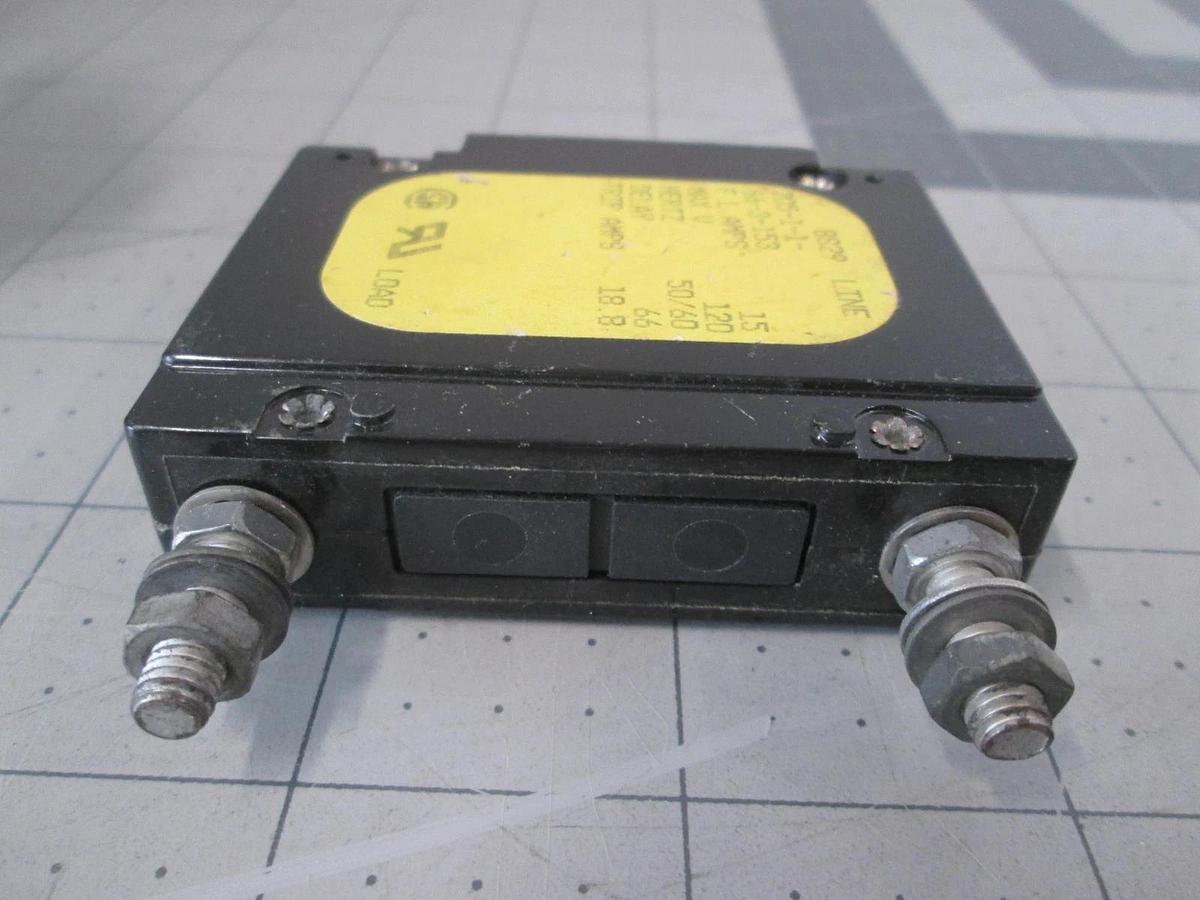 Used Airpax, Circuit Breaker, Single Pole, 205-1-1-66-3-153, Used, Lot of 7