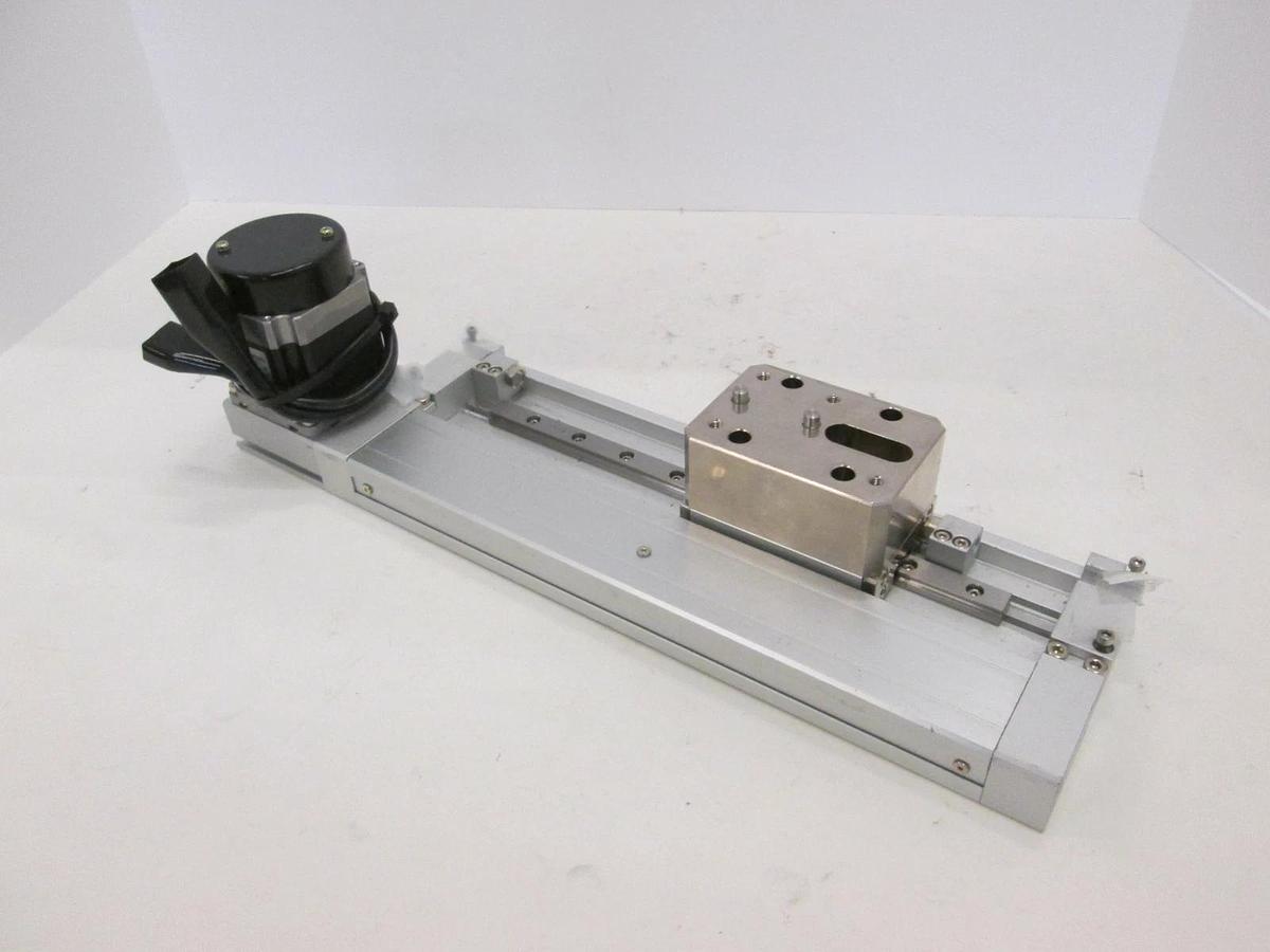 Used SMC, E-MY2H16-150TBNM-A90, High Precision Guide w/ Stepper Motor, Used