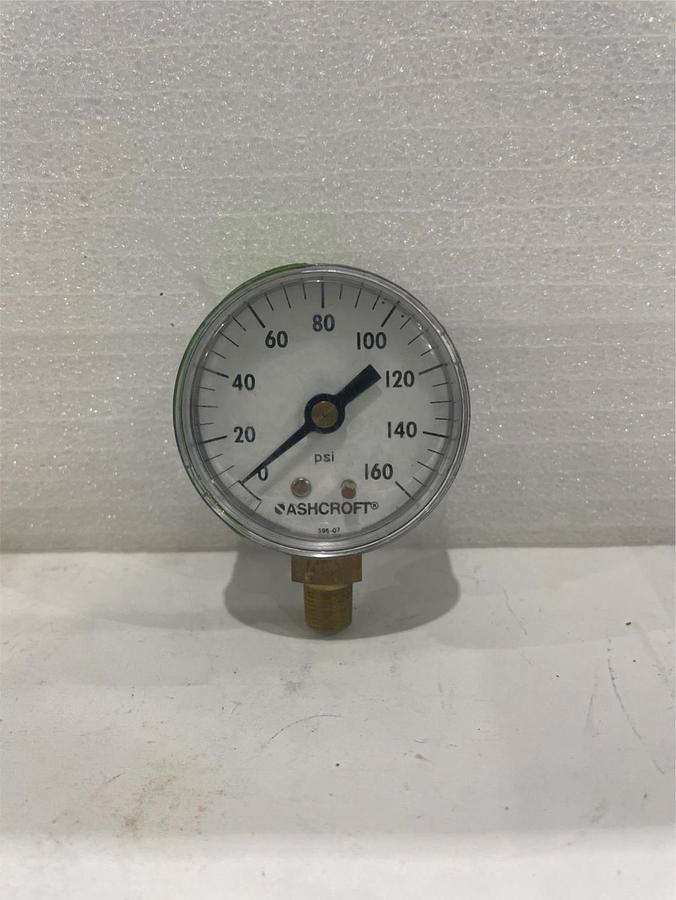 Used Ashcroft, Pressure Gauge, 0-160 PSI, Used