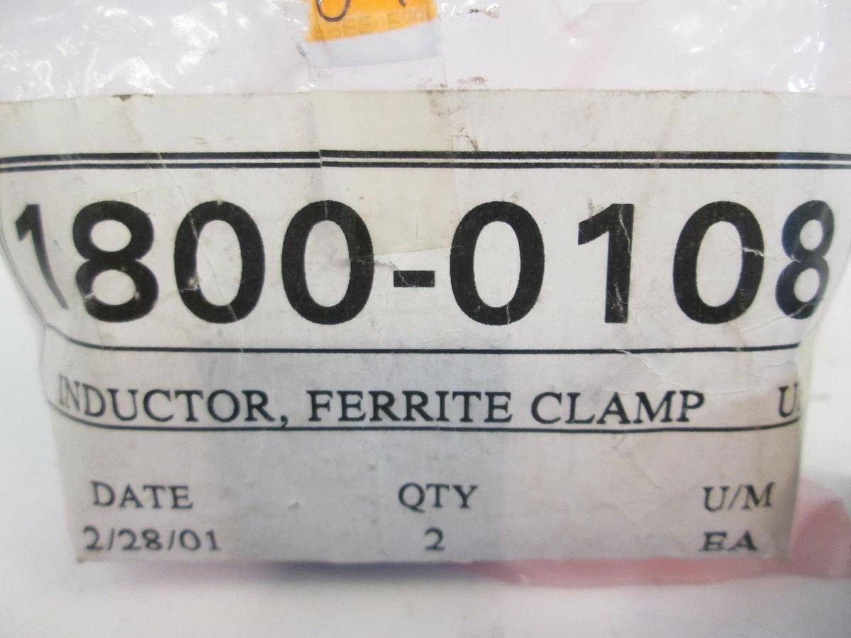 Ferrite Clamp, 1800-0108, Lot of 2