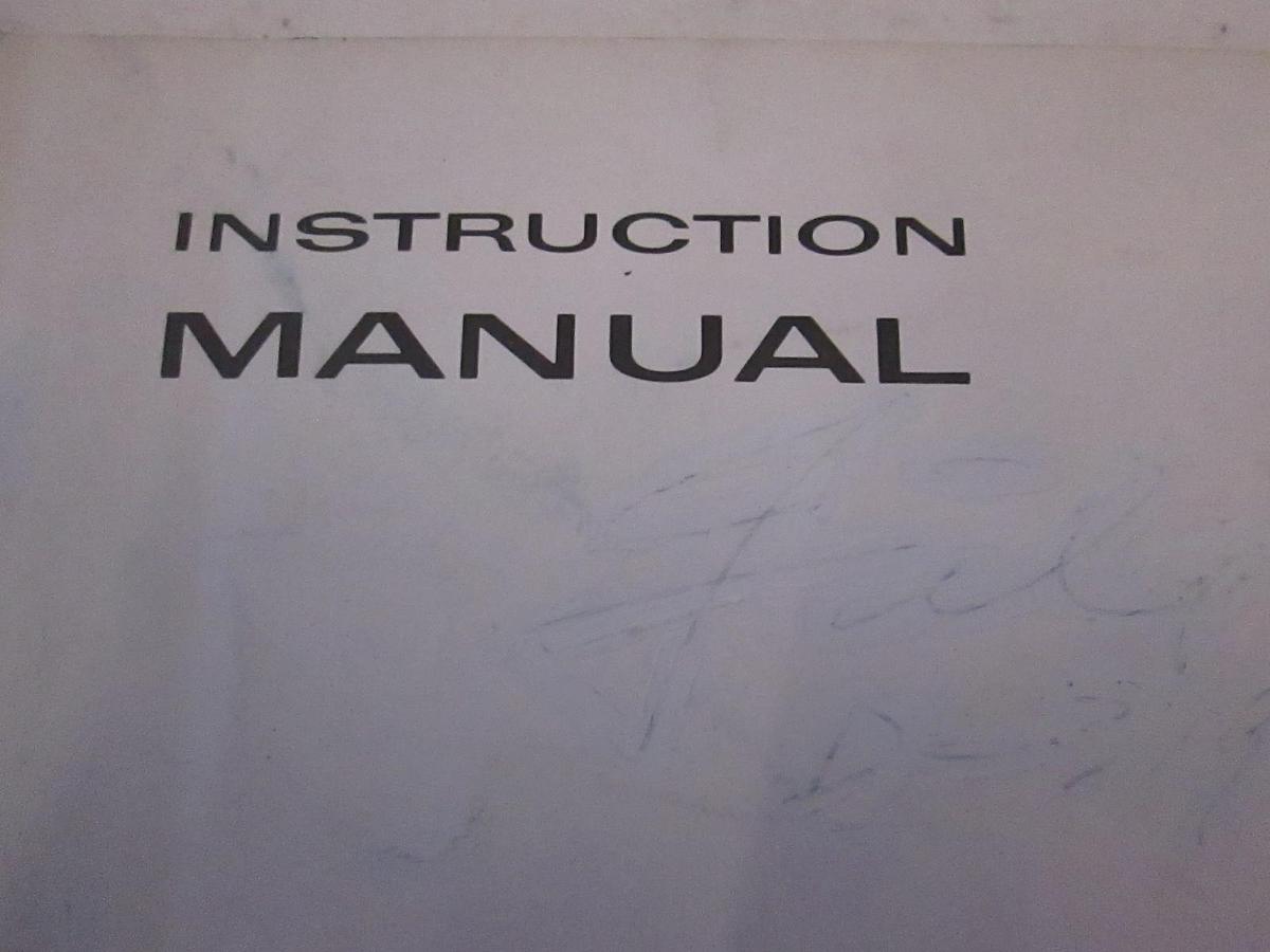 Used Tektronix Type 285 Power Supply Instruction Manual, Used