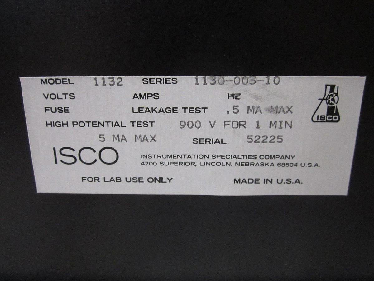 Used ISCO Model 1132 Multiplexer - Expander