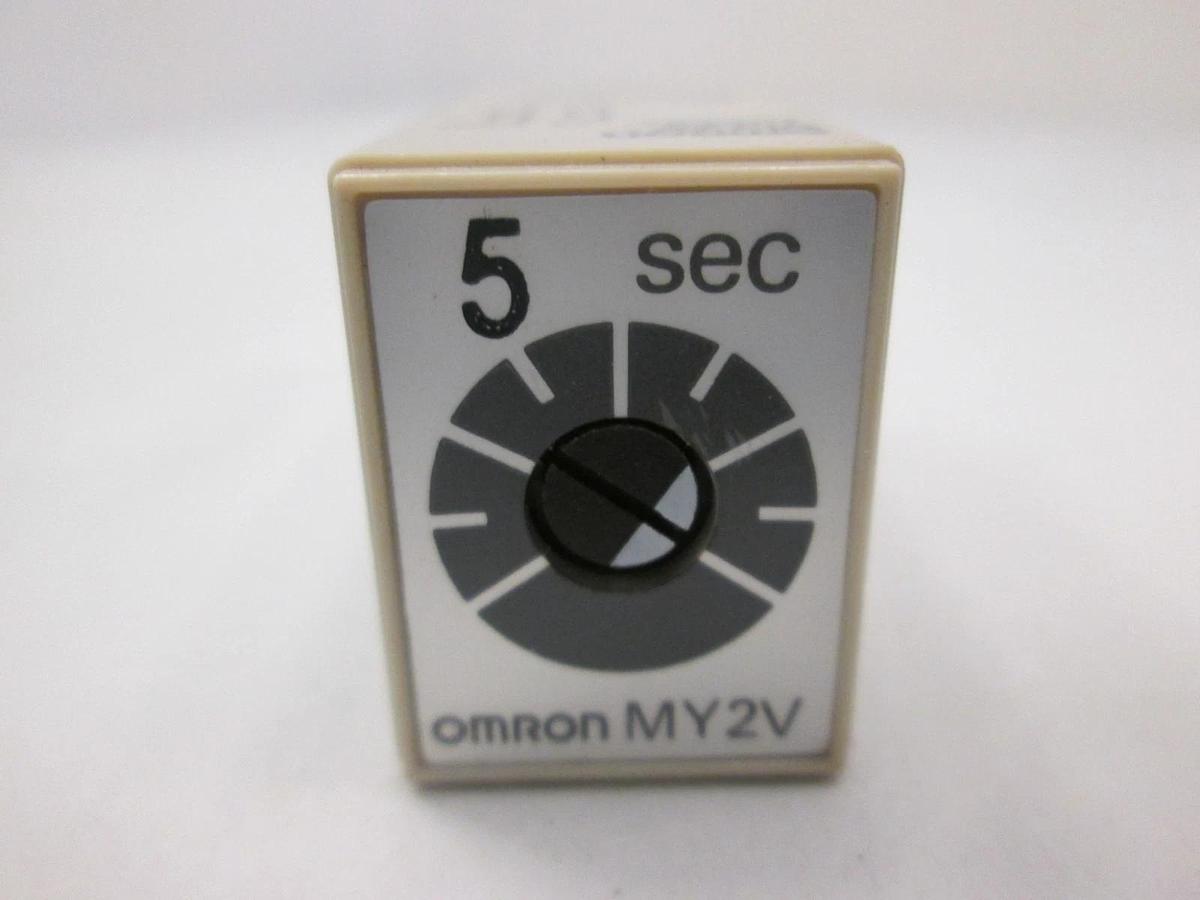 Used Omron, MY2V, 5 Sec Time Delay Relay, 24 VDC, Used