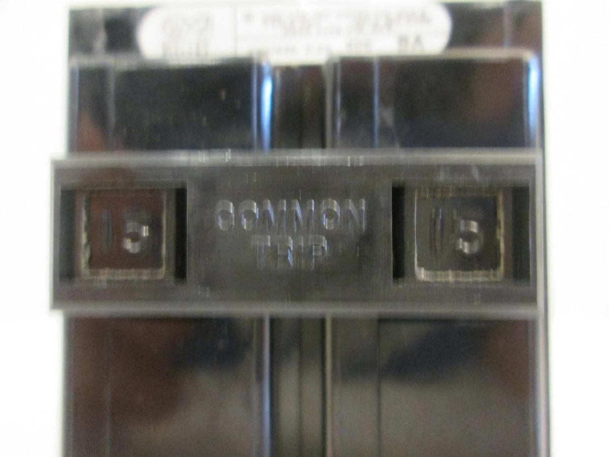 Used Westinghouse Circuit Breaker, 120/240 VAC, 2 Pole, 15A