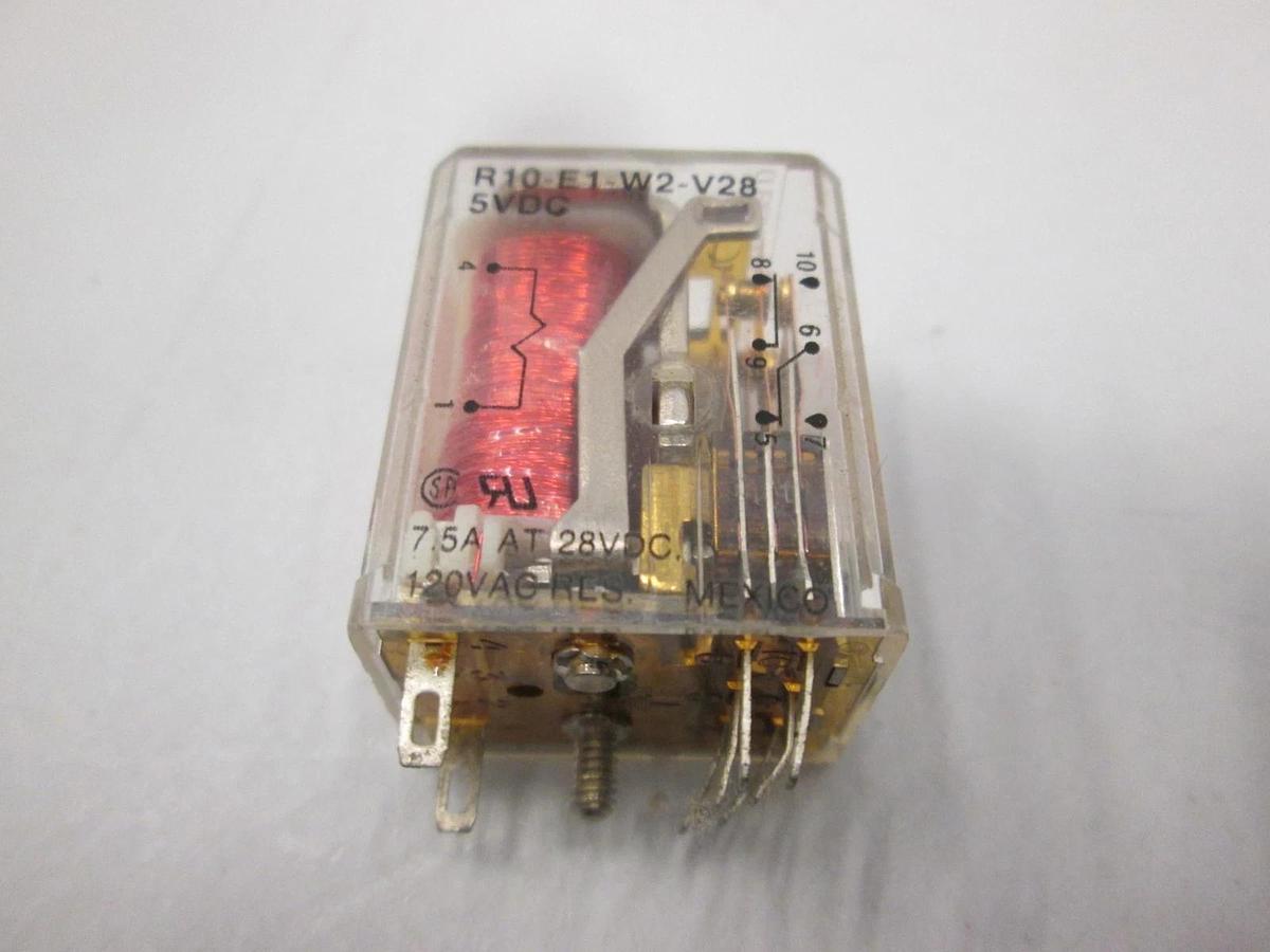 Used Potter & Brumfield, R10-E1-W2-V28, 5VDC Relay, Used