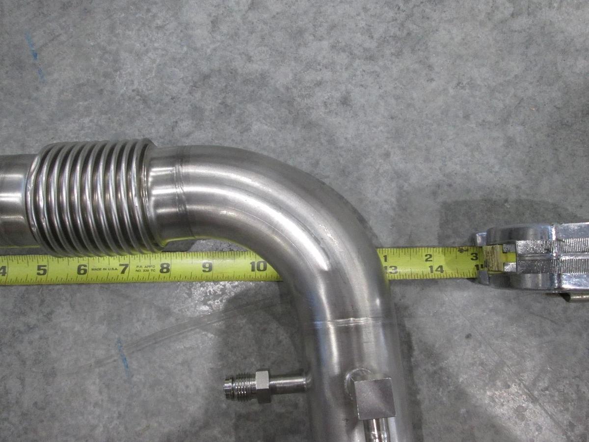 Used AMAT, 13" x 14", Bellows Pipe Weldment, Used