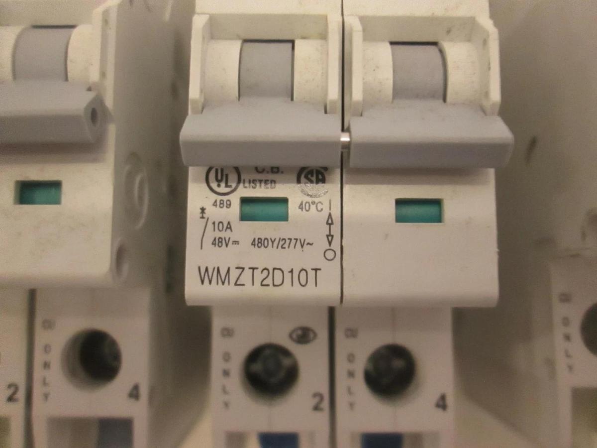Used Eaton, Various 2 Pole Circuit Breakers, Used, Lot of 7