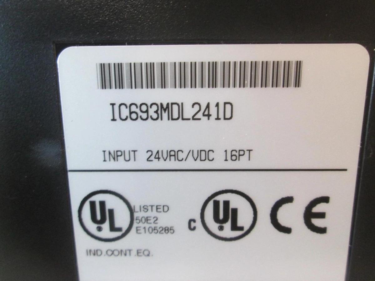 Used GE Fanuc, IC693MDL241D, Input 24VAC/VDC 16PT, Controller, Used