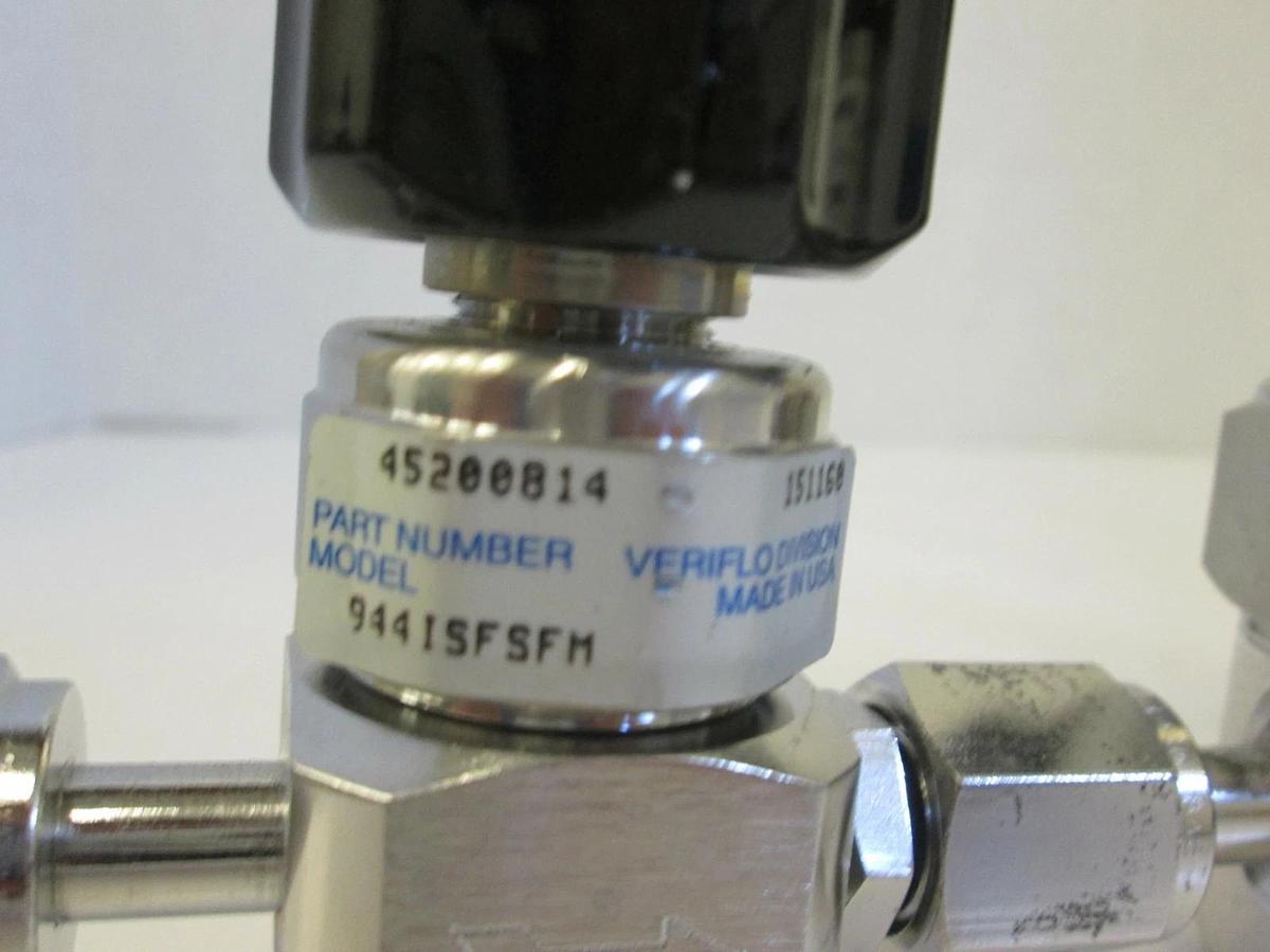 Used Veriflo 959 Regulator Gas Stick Assy w/ 944I Valve, Display Sensor