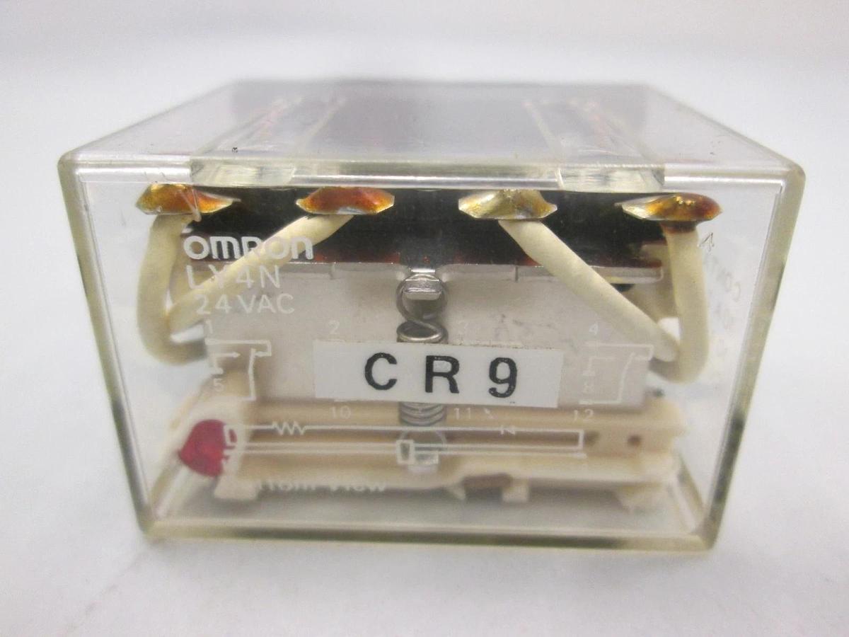 Used Omron, LY4N, Relay, 24 VAC, Used
