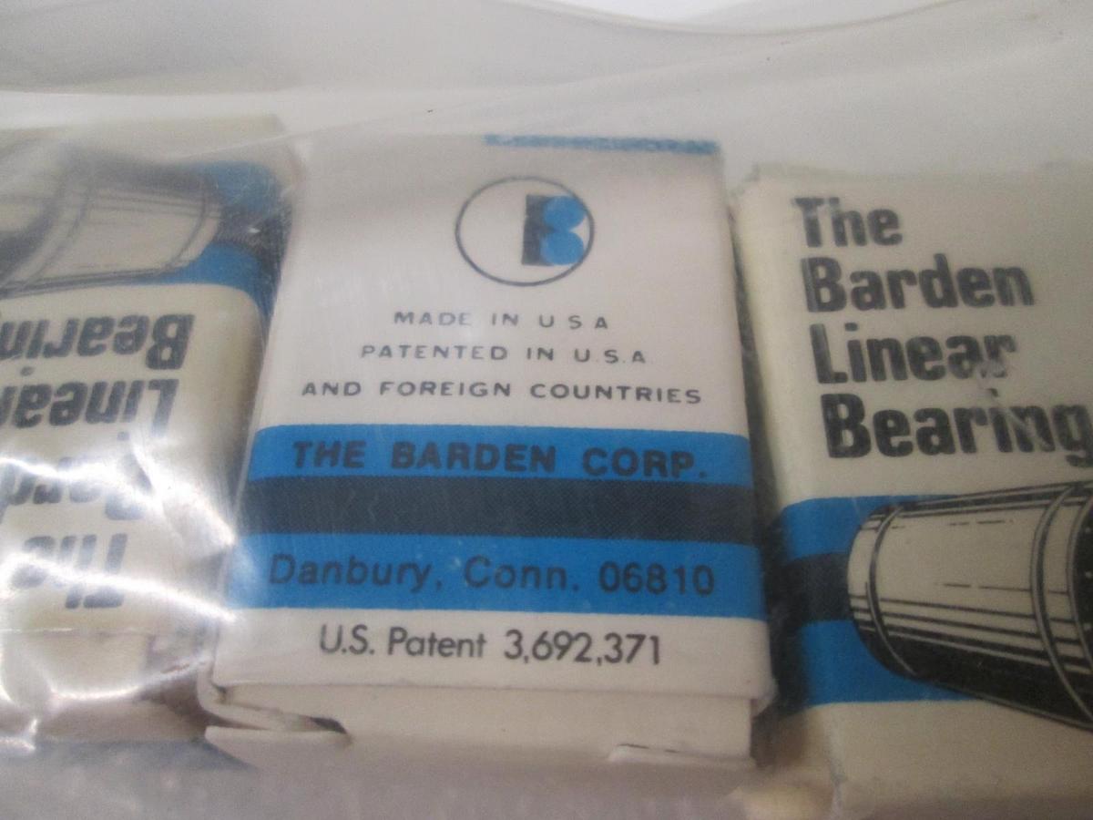 The Barden Corp., 201-219, Linear Bearing, New, Lot of 4