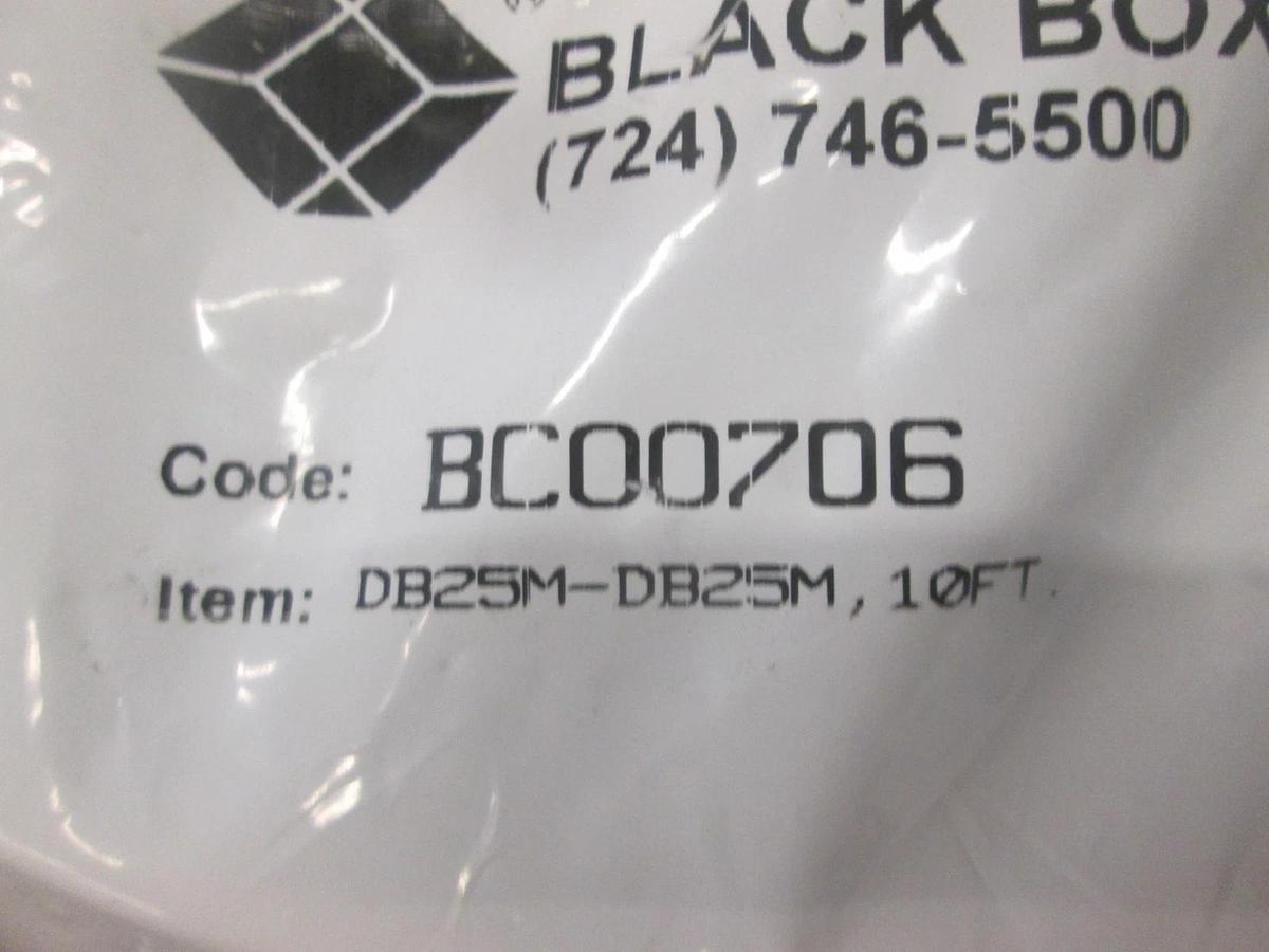 Used Black Box, BC00706, Extension Cable, 10FT, New, Lot of 4