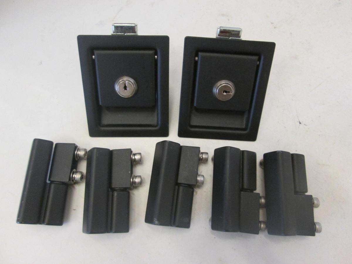 Used Southco, Latch and Hinge Set, Used