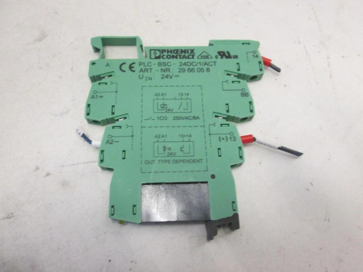 Used Phoenix Contact, PLC-BSC-24DC/1/ACT, Relay, Used