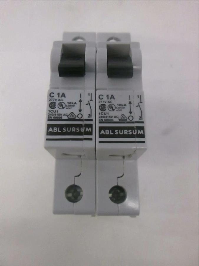 Used ABL Sursum, C 1A Breaker, Used, Lot of 2