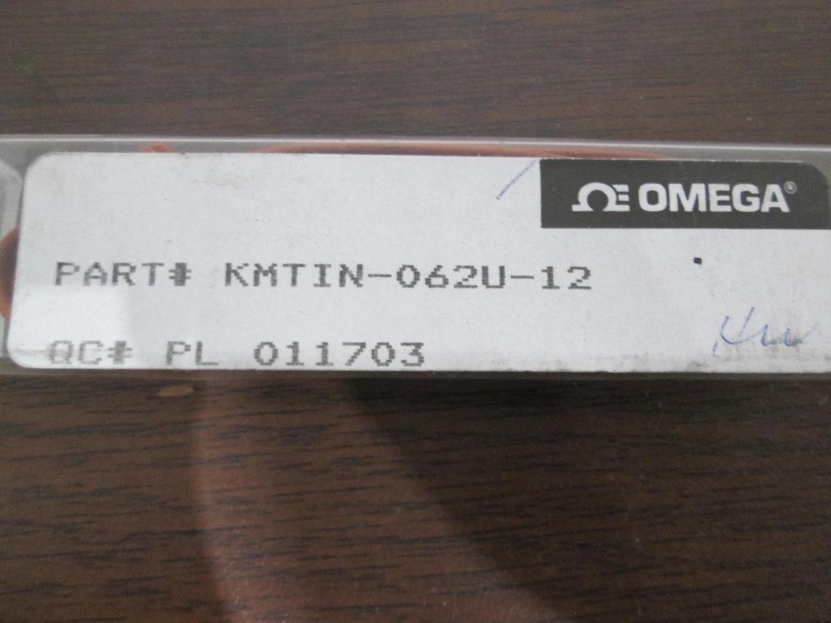Omega, KMTIN-062U-12, Quick Disconnect Thermocouple, Type K, New