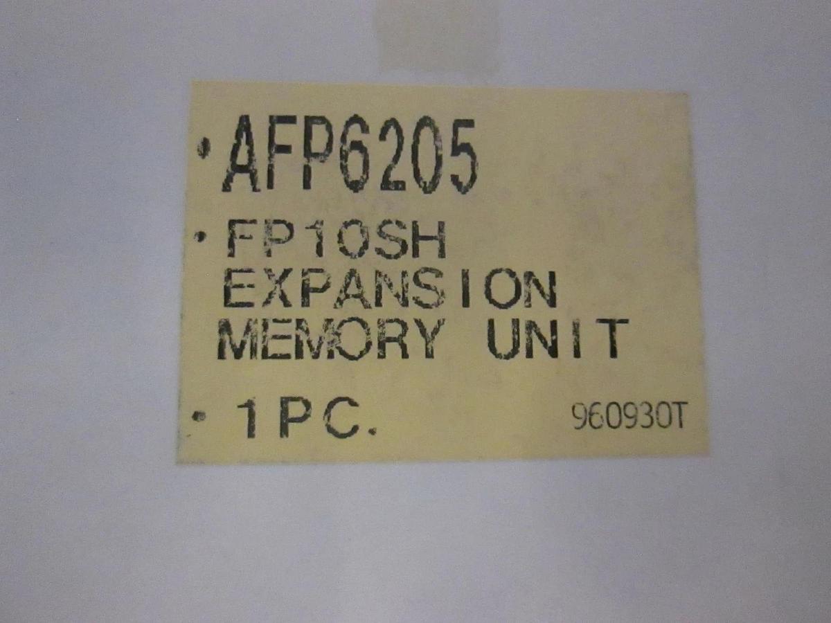 Used NAIS, FP10SH Expansion Memory Unit, AFP6205, New