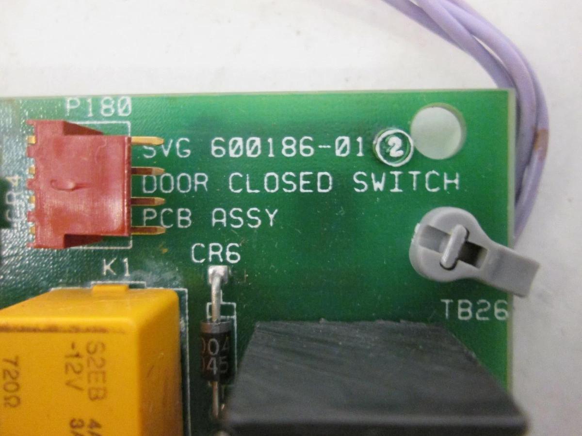 Used SVG, 600186-01, Door Closed Switch PCB Assy, Used