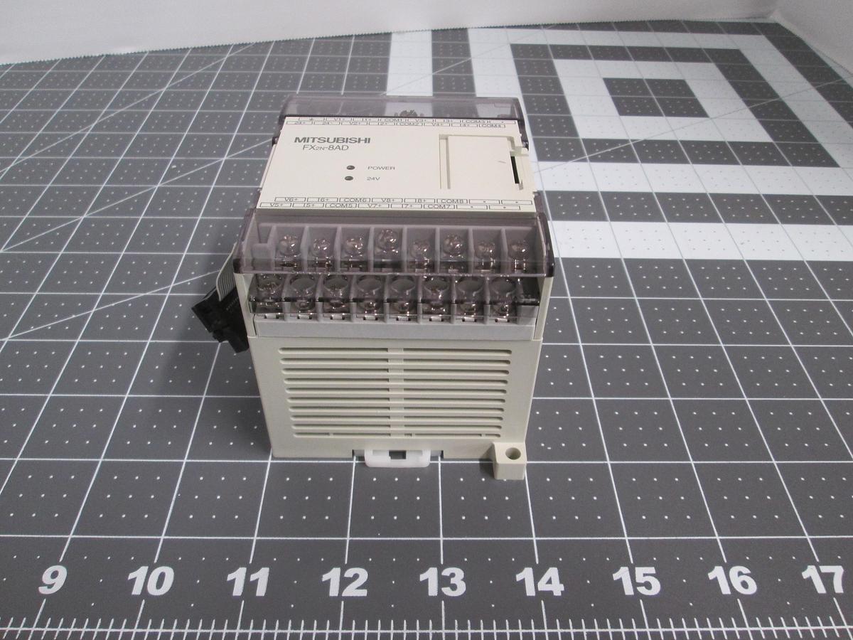 Used Mitsubishi, FX2N-8AD, 8-Channel Analog Input Module 24VDC FX2N Series PLC